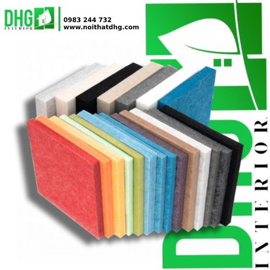 Tấm Polyester Fiber - Vật Liệu Cách Âm, Tiêu Âm